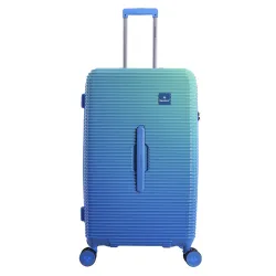 Średnia walizka Saxoline Trunk niebieska 70l